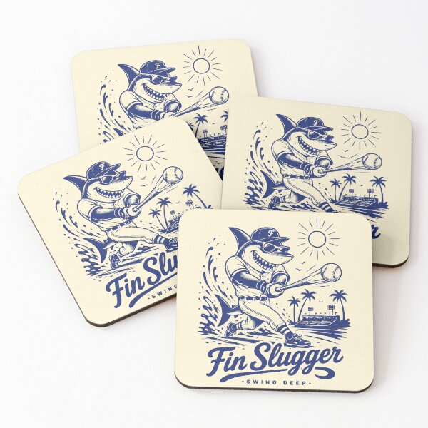 Item preview, Vinhtage Shark Baseball Fin Slugger Swing Deep designed and sold by 89shirts.