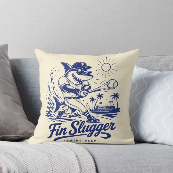 Item preview, Vinhtage Shark Baseball Fin Slugger Swing Deep designed and sold by 89shirts.