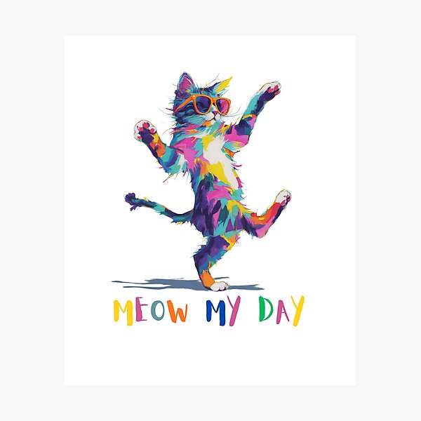 Item preview, Cool Funny Cat designed and sold by OutOfTheBubble.