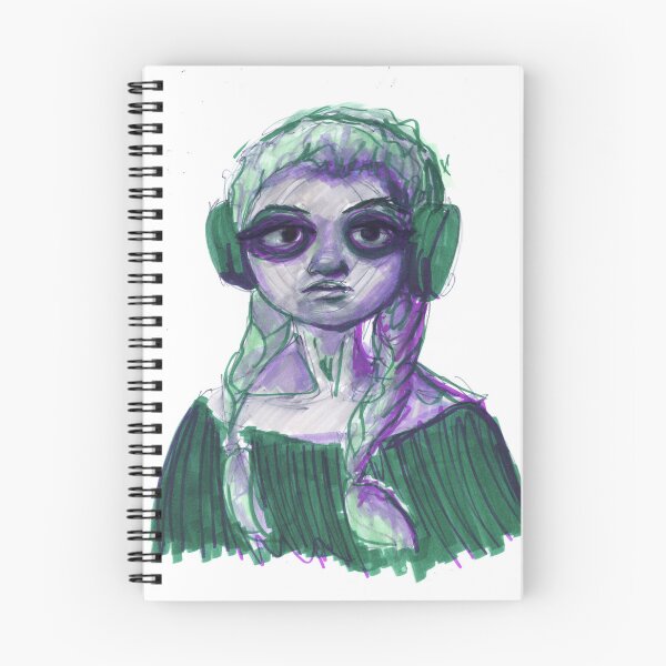 Item preview, La chica de los auriculares designed and sold by RHDILLUSTRATION.