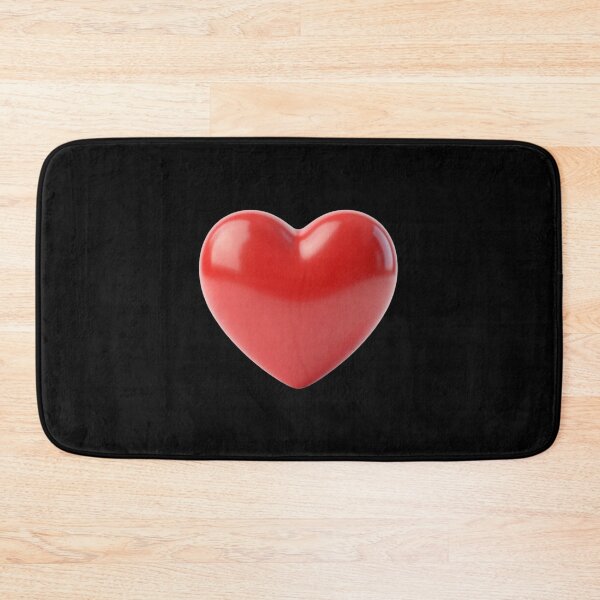 Item preview, Cute 3D Red Heart Glossy Valentine Metallic Love designed and sold by DH-ArtLab.