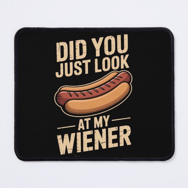 Item preview,  Did You Just Look At My Wiener Funny Hotdog BBQ Retro designed and sold by ZACK ART.