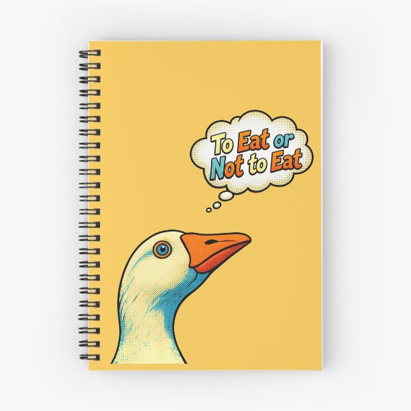 Item preview, The Funny Zoo No.1: Funny Goose To Eat or Not To Eat Shakespeare Parody designed and sold by NO BEAVER NO PUNK.