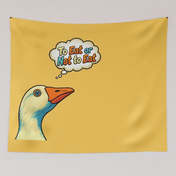 Item preview, The Funny Zoo No.1: Funny Goose To Eat or Not To Eat Shakespeare Parody designed and sold by NO BEAVER NO PUNK.