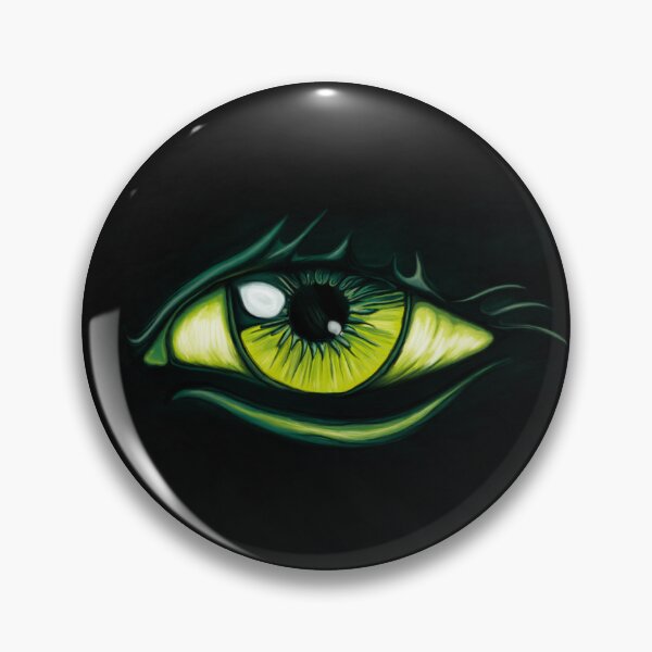 Item preview, Green eye on black designed and sold by NadiaChevrel.