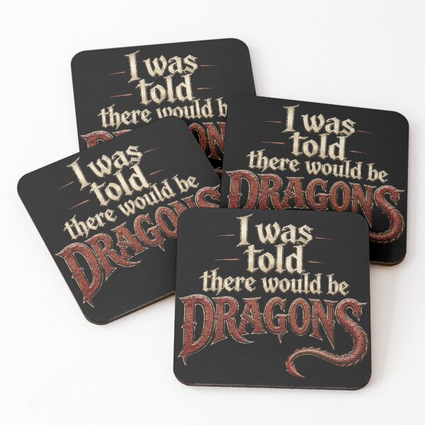 Item preview, I was told there would be dragons - fantasy typography  designed and sold by HiPatti.