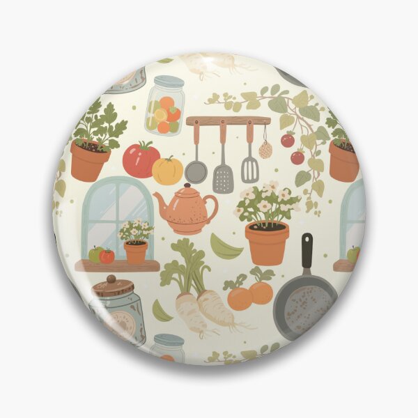 Item preview, Vintage Garden Pantry Seamless  designed and sold by KJackArtwork.