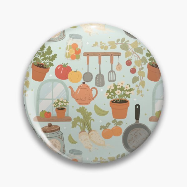 Item preview, Vintage Garden Pantry Seamless  designed and sold by KJackArtwork.