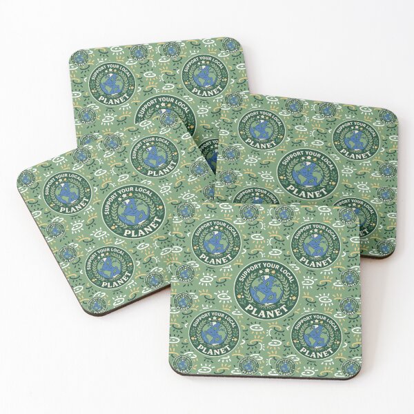 Item preview, Support Your Local Planet - bogolan designed and sold by Wolagno.