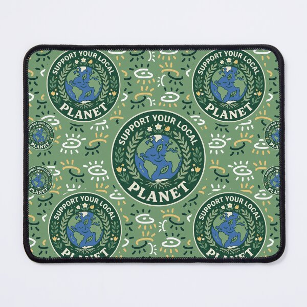 Item preview, Support Your Local Planet - bogolan designed and sold by Wolagno.