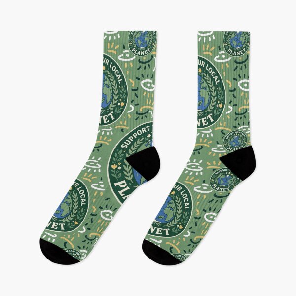Item preview, Support Your Local Planet - bogolan designed and sold by Wolagno.