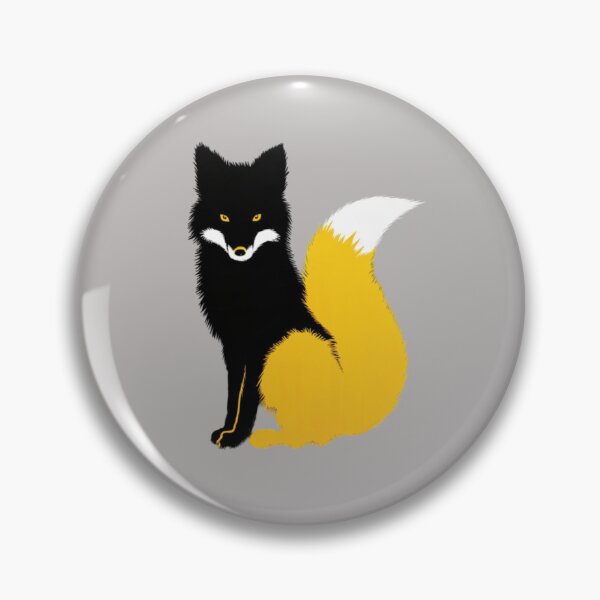 Item preview, a black and yellow fox designed and sold by 123ks.