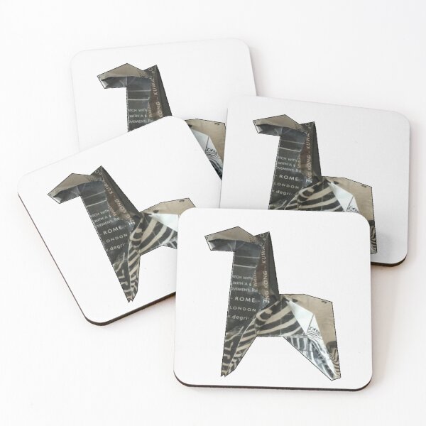 Artikelvorschau, Origami-Zebra, gefaltetes Papiertier entworfen und verkauft von glowvim.
