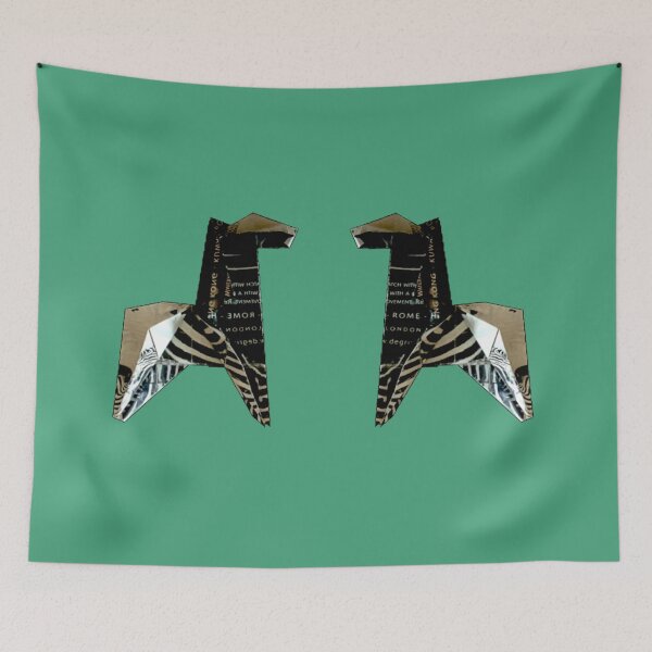 Item preview, Origami zebra paper folded animal designed and sold by glowvim.
