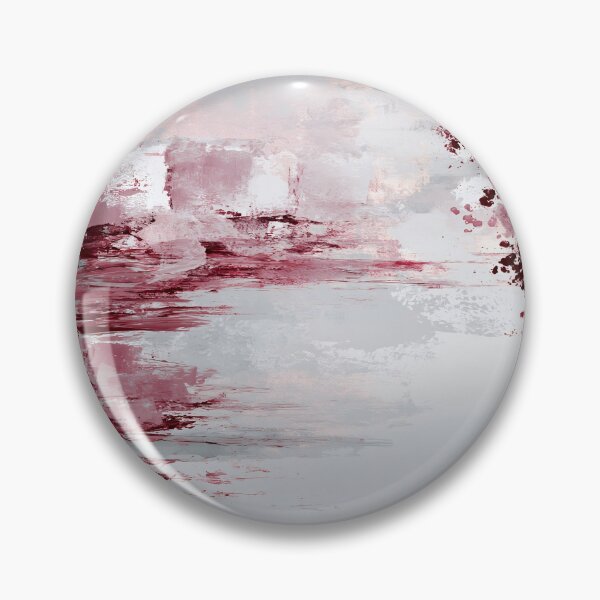 Item preview, Subtle Burgundy Gray Abstract Landscape - Textured Red Palette No.17 designed and sold by SlowRegardArt.
