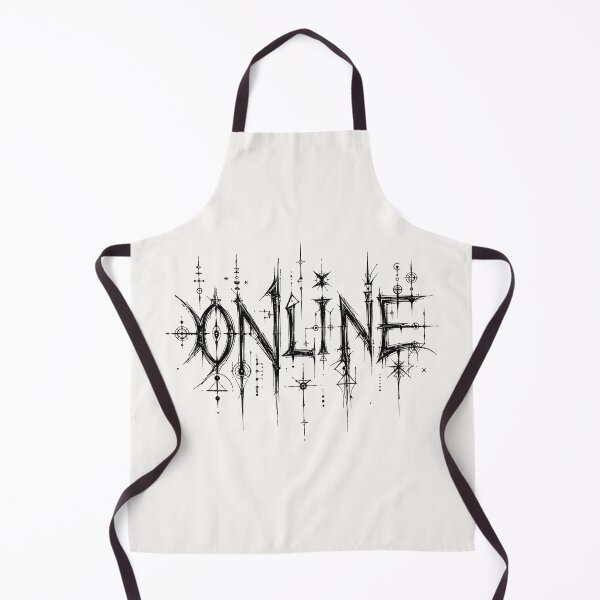 Item preview, ONLINE Cyber Sigilism Typography | Futuristic Tattoo Sketch Design designed and sold by J&J's Creation.