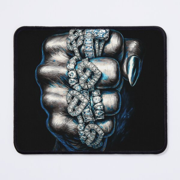 Item preview, Respect the Grind – Gold Fist Power Art designed and sold by E4ST-INDUSTRIES.