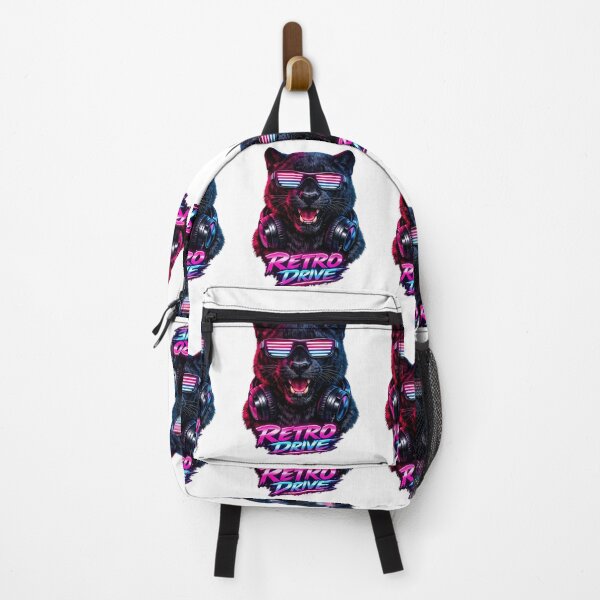 Item preview, Retro Drive Synthwave Cyber Panther DJ designed and sold by  ZenRave Designs.