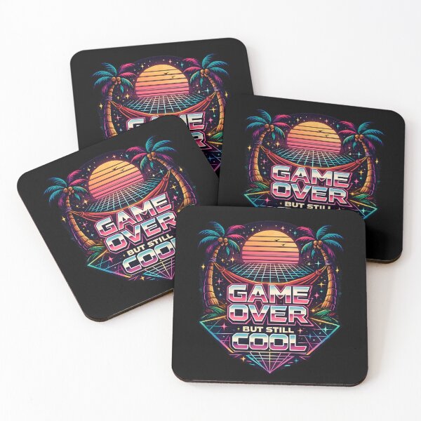 Item preview, Game Over But Still Cool Retro Synthwave designed and sold by Mr Lee.