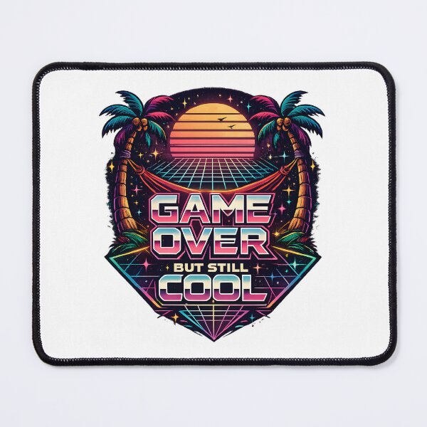 Item preview, Game Over But Still Cool Retro Synthwave designed and sold by Mr Lee.