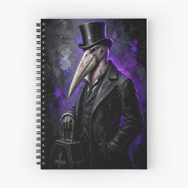 Item preview, Gothic Funeral Marabou Stork Dark Aesthetic Art designed and sold by Vista Atelier.