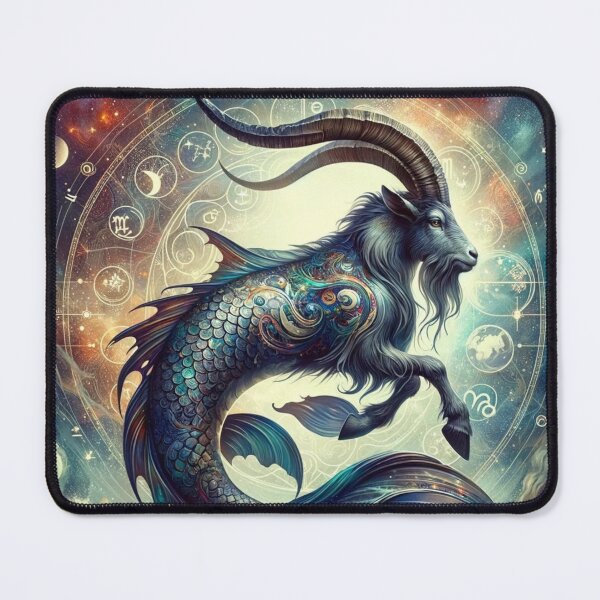 Item preview, Celestial Capricorn – Zodiac Cosmic Sea-Goat designed and sold by UmSkelig834.