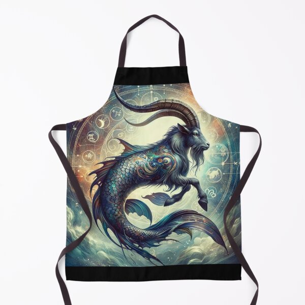 Item preview, Celestial Capricorn – Zodiac Cosmic Sea-Goat designed and sold by UmSkelig834.