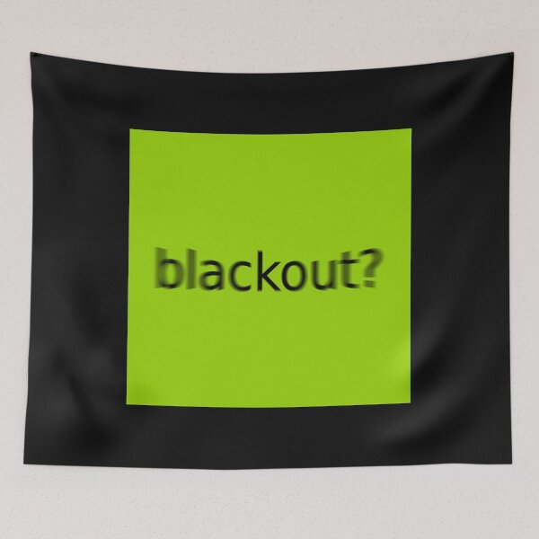 Item preview, Supreme Green Blackout Question Mark Square designed and sold by Dancing Papaya.