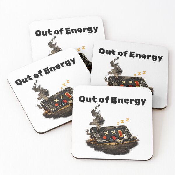 Item preview, Out of Energy Shirt – Dead Phone Funny Low Battery Aesthetic Tee designed and sold by DesignTeamHub.