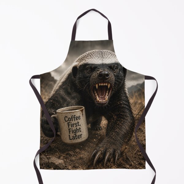 Item preview, Honey Badger Coffee First Fight Later designed and sold by MyE Trendz.