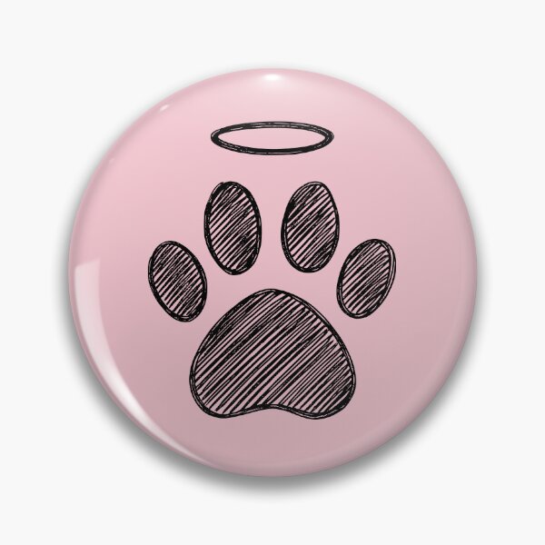 Item preview, Pet Paw Halo Memorial designed and sold by Corvoria.