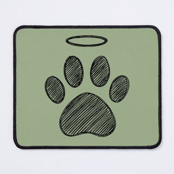 Item preview, Pet Paw Halo Memorial designed and sold by Corvoria.