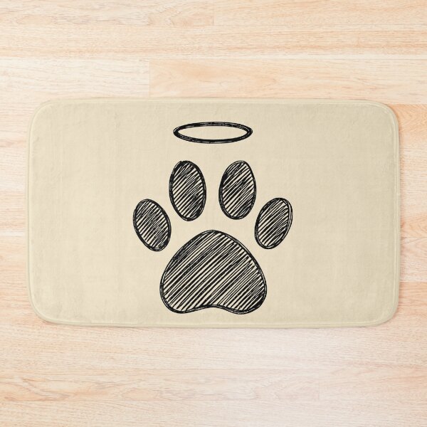 Item preview, Pet Paw Halo Memorial designed and sold by Corvoria.