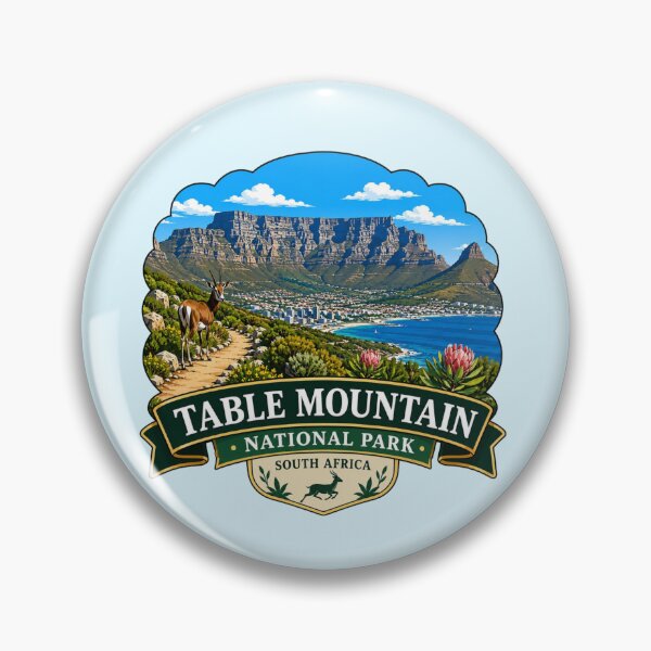 Item preview, Table Mountain National Park, South Africa, Scenic Landscape designed and sold by Myra365Art.