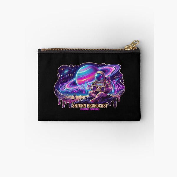 Item preview, Saturn Broadcast: 70s Retro Sci-Fi Astronaut Neon Boombox designed and sold by Stardust Motel.