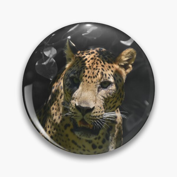 Item preview, Leopard with black and white background designed and sold by El pato garabato.