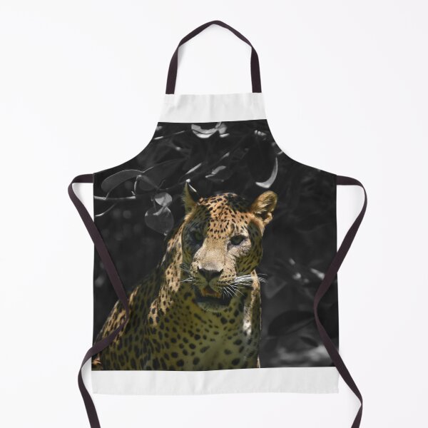 Item preview, Leopard with black and white background designed and sold by El pato garabato.