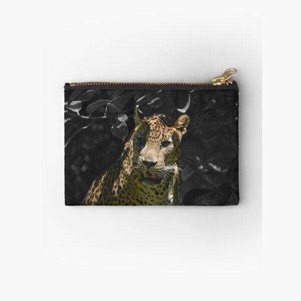 Item preview, Leopard with black and white background designed and sold by El pato garabato.