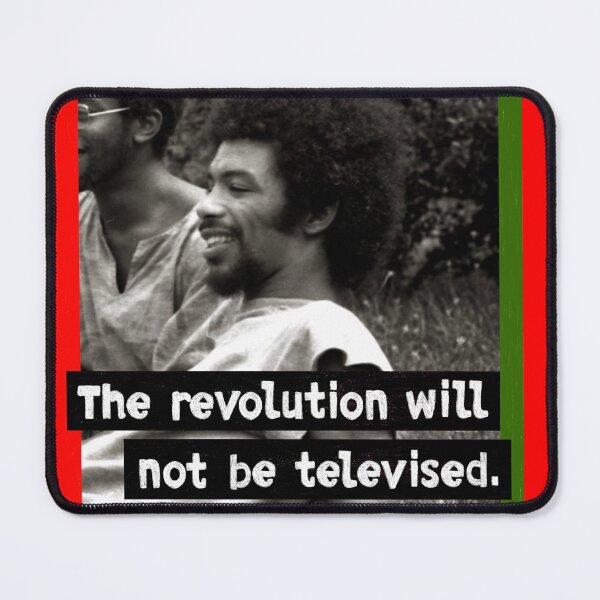 Item preview, Gil Scott Heron Poet Artist Portrait Tribute The Revolution Will Not Be Televised designed and sold by FFFFt.