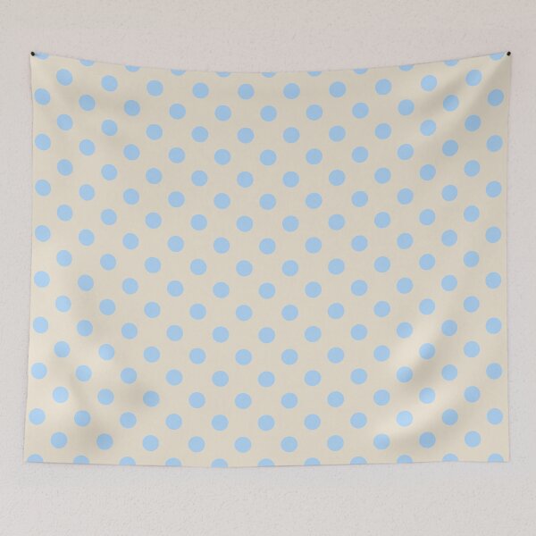 Item preview, Sky Blue Polka Dots Pattern designed and sold by The Innocent Ghost Project.