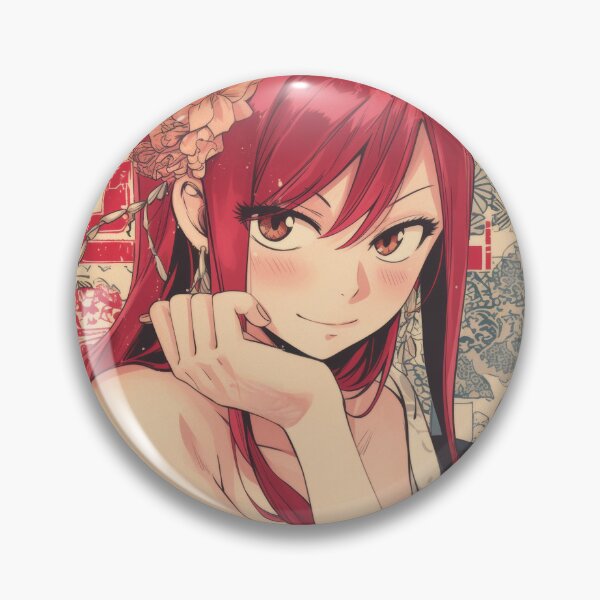 Item preview, Red Hair Baddie Sword Slayer  designed and sold by AnimeArsenalPrints.