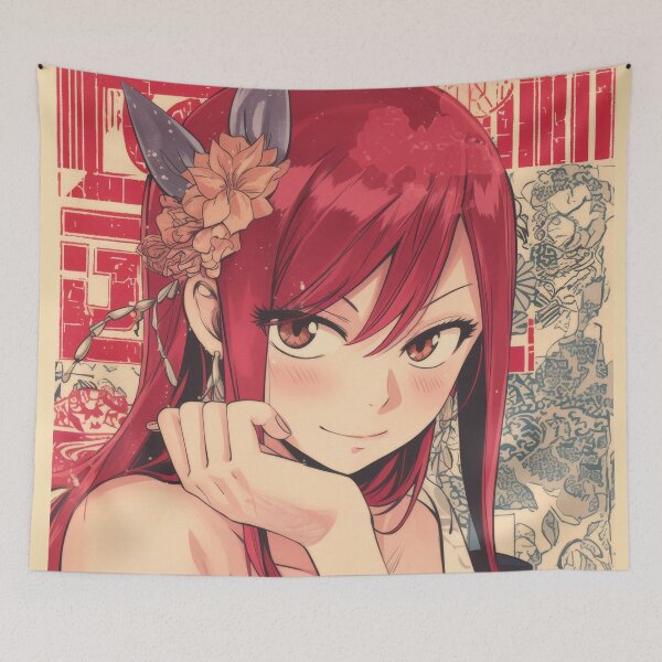 Item preview, Red Hair Baddie Sword Slayer  designed and sold by AnimeArsenalPrints.