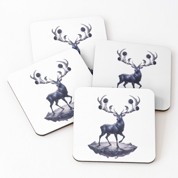 Item preview, Lunar eclipse deer designed and sold by design-rebell.
