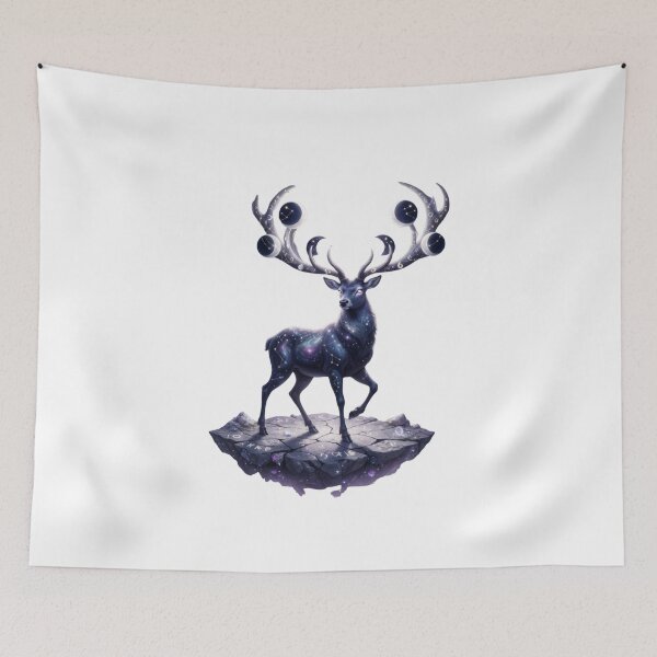 Item preview, Lunar eclipse deer designed and sold by design-rebell.