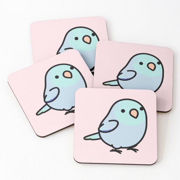 Item preview, Custom: Chubby Dilute Light Blue Parrotlet Alt designed and sold by birdhism.