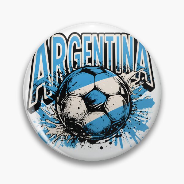Item preview, Copy of Sky Blue Champions Inspired Football Crest – South America Style Badge designed and sold by aminesez22.