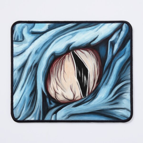 Item preview, Ice Dragon eye, abstract blue fantasy designed and sold by NadiaChevrel.