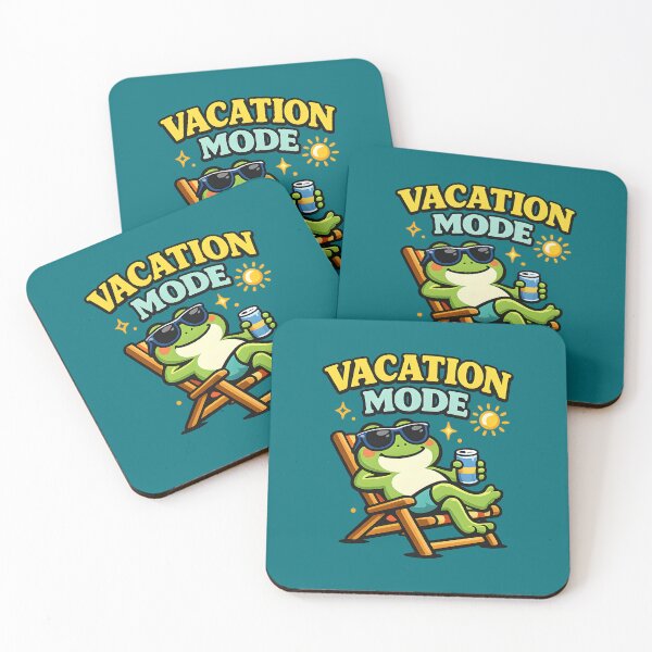 Item preview, Vacation Mode Frog Shirt – Cute Beach Frog Wearing Sunglasses Retro Summer Vacation Graphic designed and sold by  MAD's Recreation Studio.