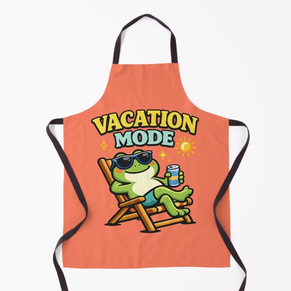 Item preview, Vacation Mode Frog Shirt – Cute Beach Frog Wearing Sunglasses Retro Summer Vacation Graphic designed and sold by MAD's Recreation Studio.