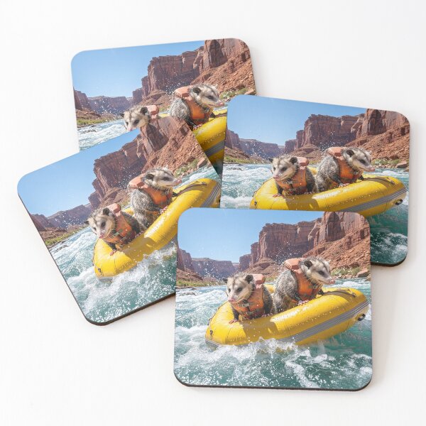 Item preview, Possums White Water Rafting on Colorado River designed and sold by Tridentulus.